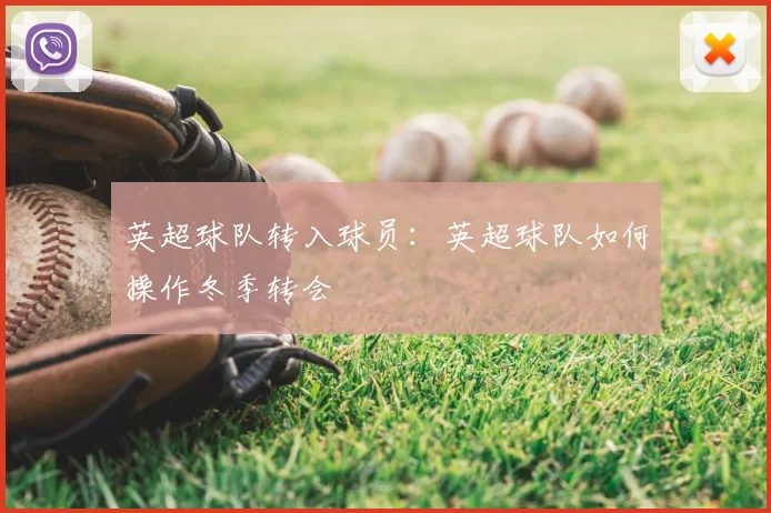 英超球队转入球员：英超球队如何操作冬季转会