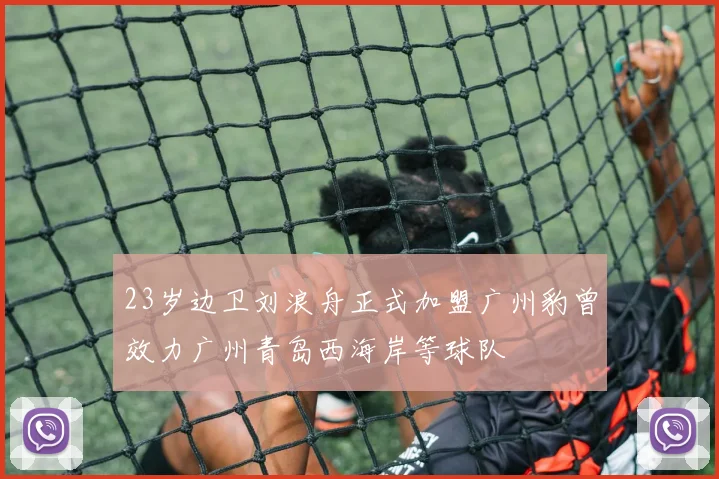 23岁边卫刘浪舟正式加盟广州豹曾效力广州青岛西海岸等球队