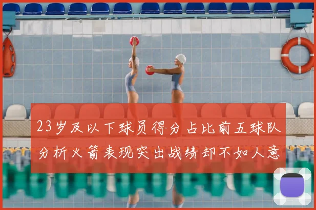 23岁及以下球员得分占比前五球队分析火箭表现突出战绩却不如人意