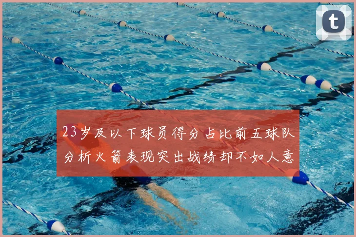 23岁及以下球员得分占比前五球队分析火箭表现突出战绩却不如人意