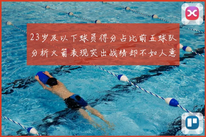 23岁及以下球员得分占比前五球队分析火箭表现突出战绩却不如人意